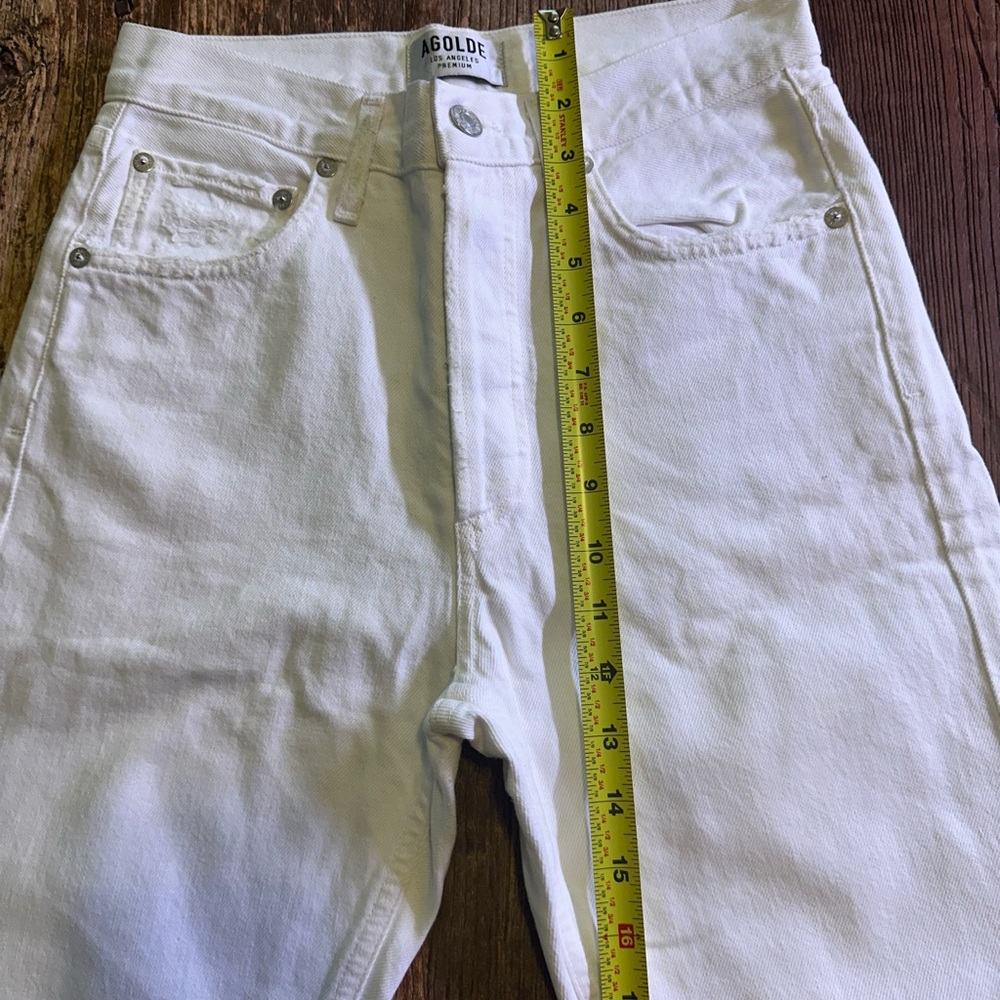 AGOLDE White Jeans 25